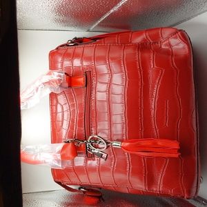 Harper and Hyde Faux Croc vegan leather purse